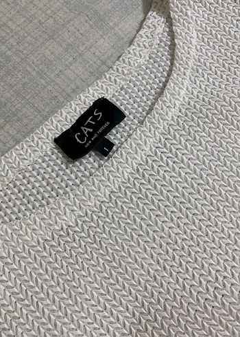 Kadın Beyaz Triko Uzun Kollu Bluz - Görsel 2