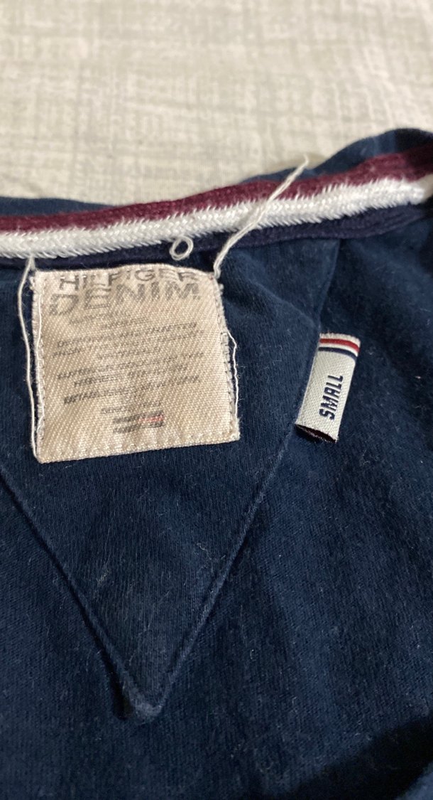 Tommy Hilfiger Lacivert Baskılı Tişört - Görsel 2