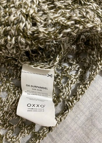 Bohem Gri Örgü Kadın Kazak - Görsel 4