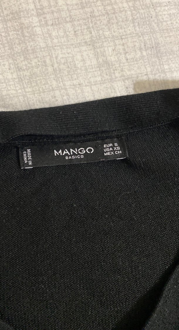 Siyah V Yaka Uzun Kollu Rahat Kesim Kadın Triko - Görsel 2