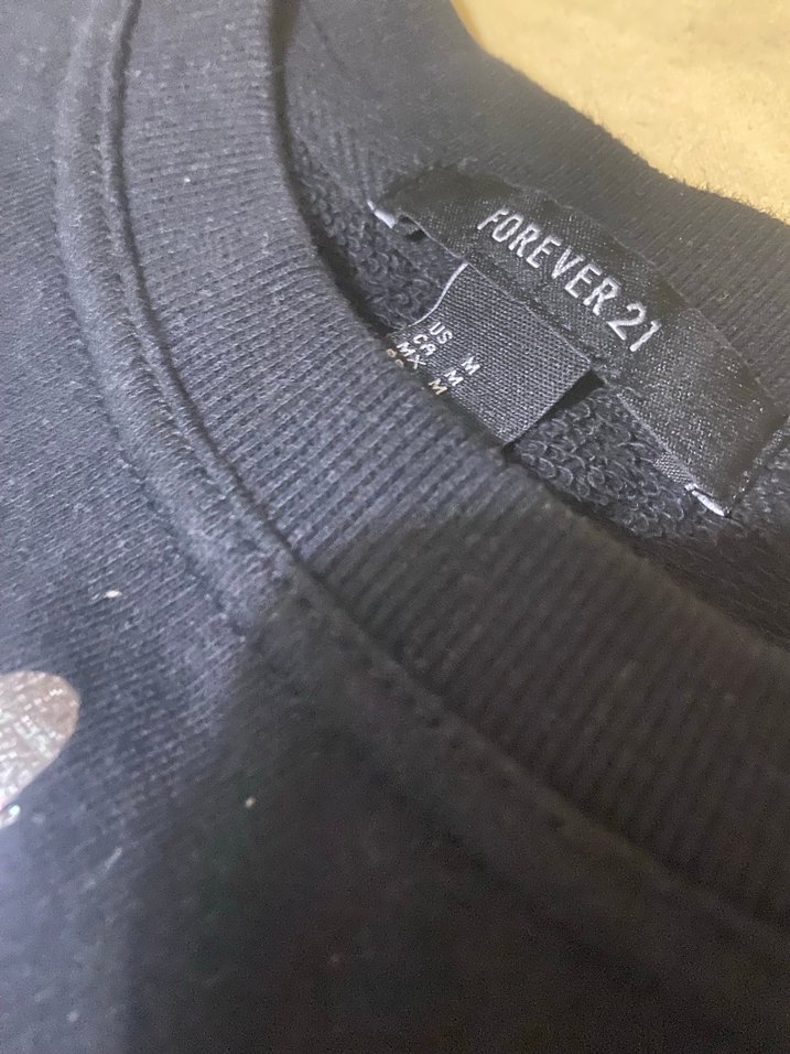 Drapeli Siyah Gotik Uzun Kollu Bluz - Görsel 3