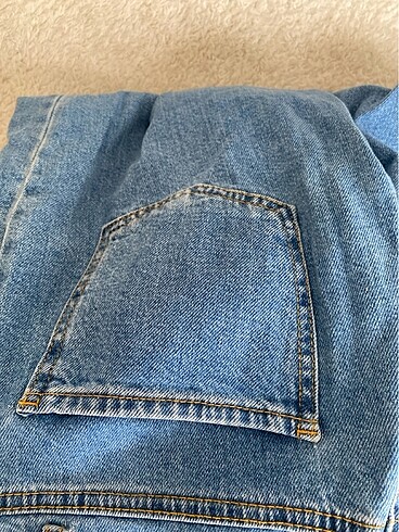 36 Beden mavi Renk Mom jean