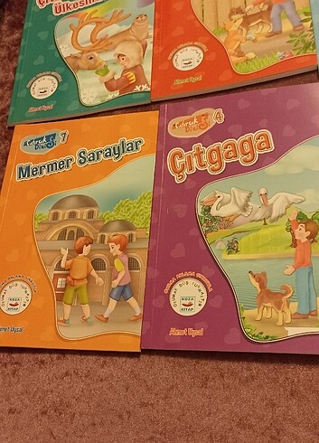 Çıtırcık serisi okuma kitabi 6 adet 