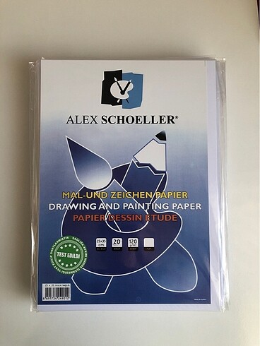 Alex Schoeller Resim Kağıdı 25 X 35 120 Gr. 20?li