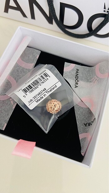 Beden Orijinal kafes işi rose gold charm