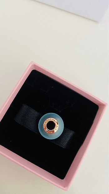 Pandora Orijinal mavi murano charm