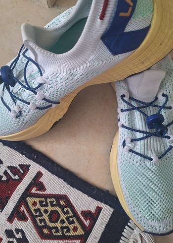 #lacoste#Renkli Bağcıklı Örgü eekek Spor Ayakkabısı - Görsel 3