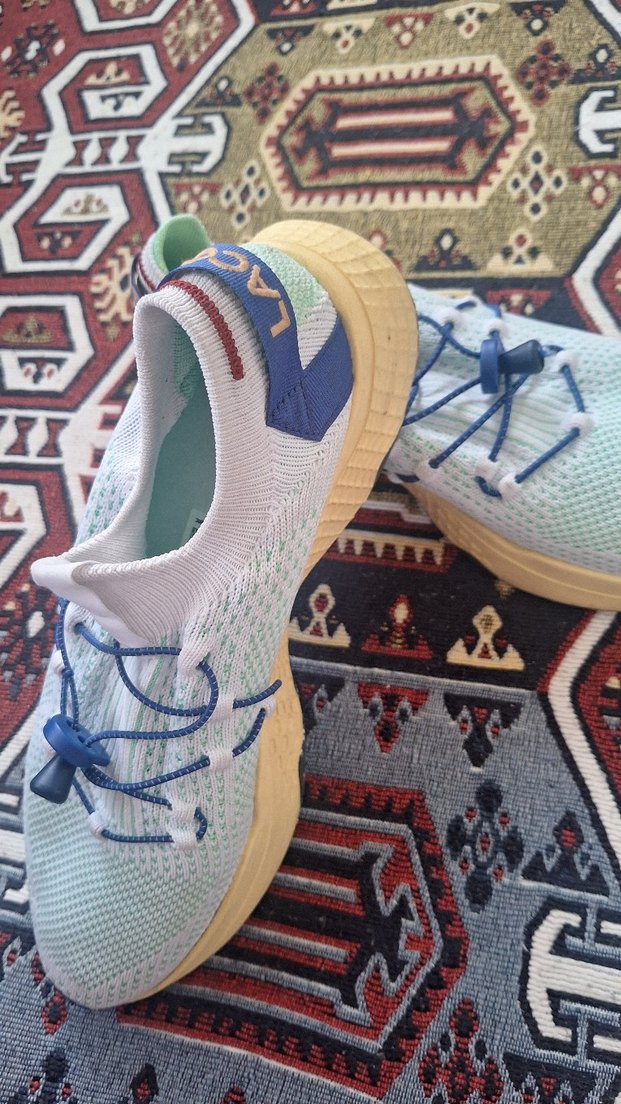 #lacoste#Renkli Bağcıklı Örgü eekek Spor Ayakkabısı - Görsel 2