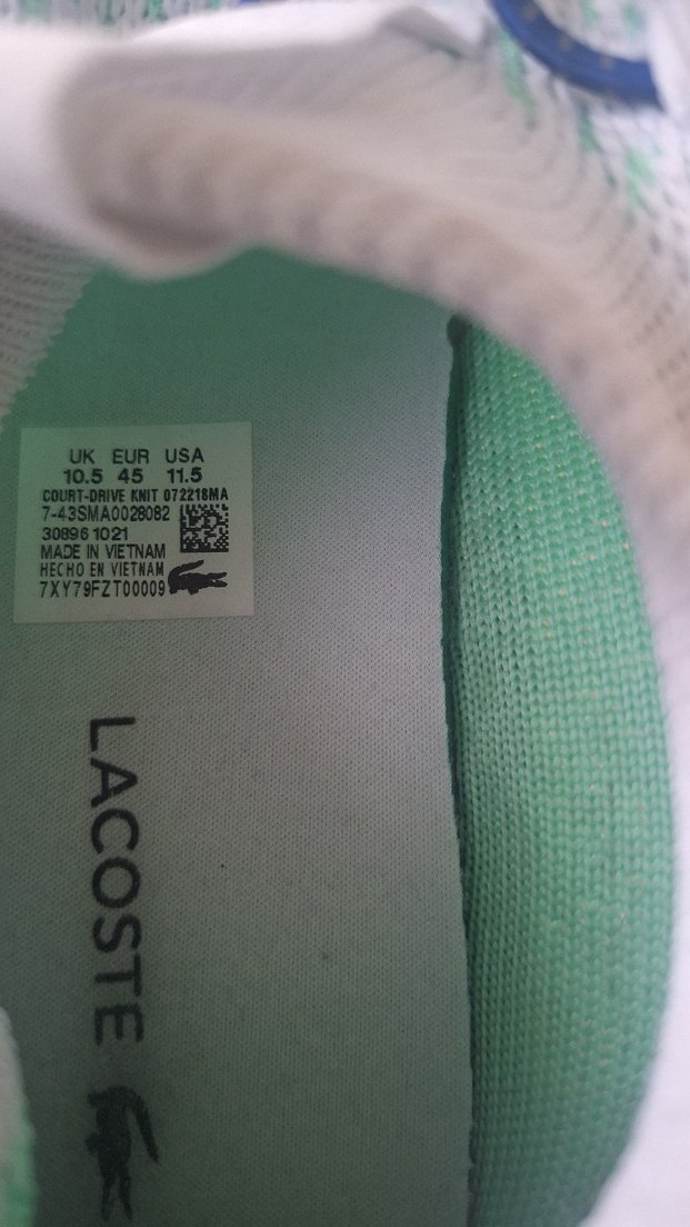 #lacoste#Renkli Bağcıklı Örgü eekek Spor Ayakkabısı - Görsel 5