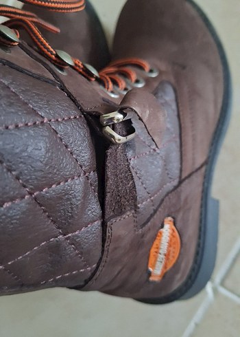 #bayan Kahverengi Minimalist Ayakkabı Bağcıkları bot - Görsel 6