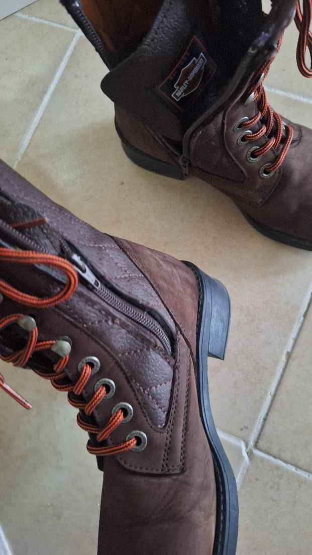 #bayan Kahverengi Minimalist Ayakkabı Bağcıkları bot - Görsel 4