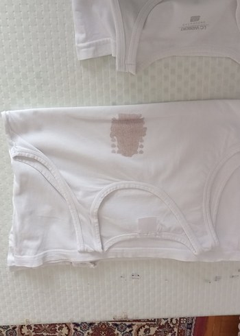 6 Yaş Beden beyaz Renk Beyaz Çocuk Atlet 4'lü Paket