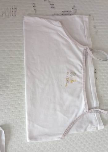 LC Waikiki Kız Çocuk Beyaz Nakışlı Atlet 3lü Paket