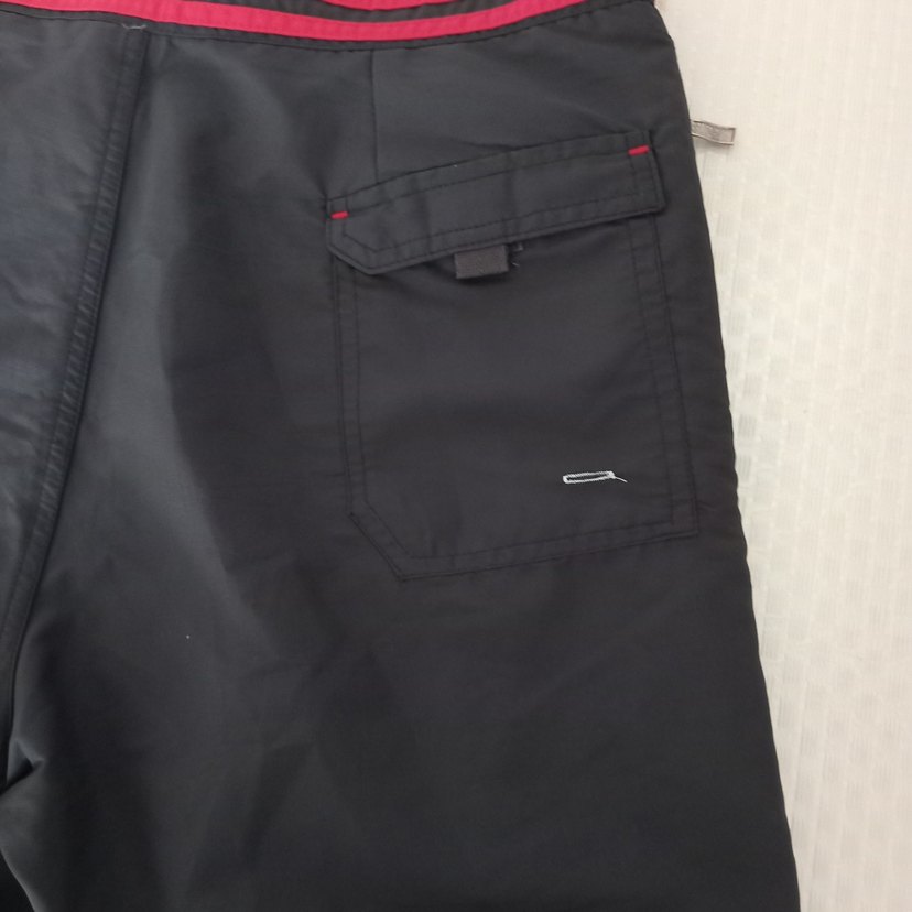 Kemerli Erkek Mini Şort Mayo  lacivert  renk - Görsel 3