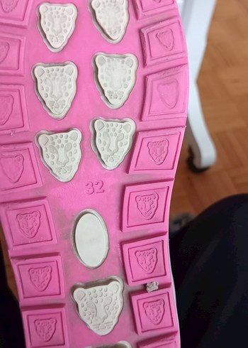 32 Beden pembe Renk Kız Çocuk Pembe Kürklü Bot