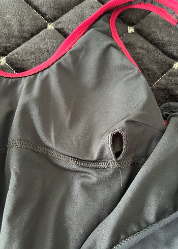 Bordo Kemer Detaylı İnce Askılı Mayo - Görsel 3