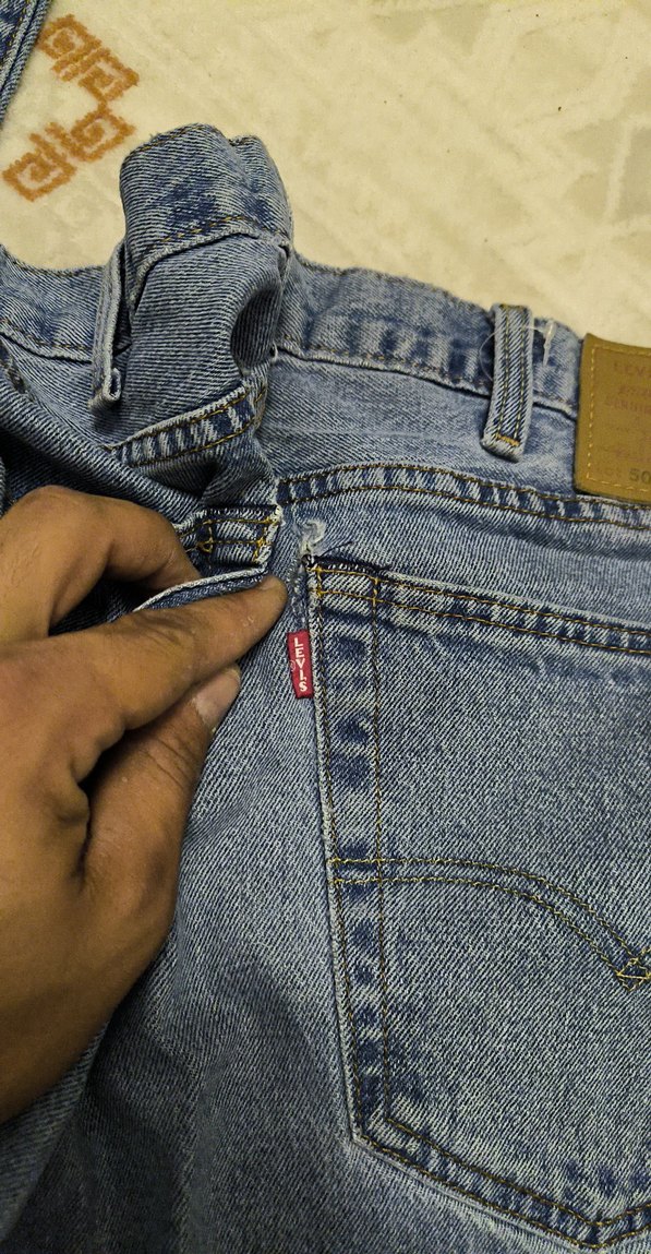 Açık Mavi Yüksek Bel Denim Jean — görsel 3/8