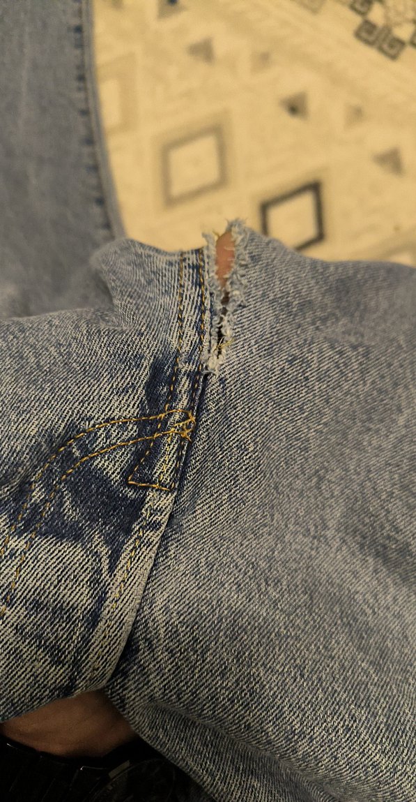 Açık Mavi Yüksek Bel Denim Jean — görsel 7/8