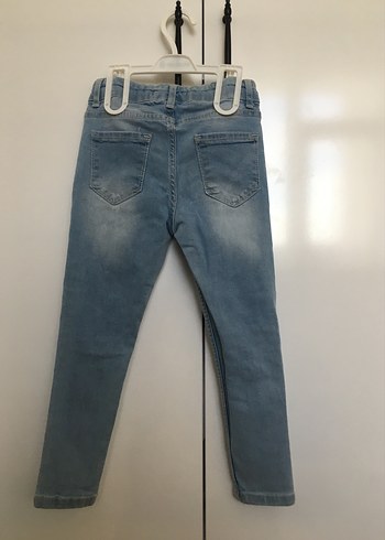 Erkek Çocuk Pastel Mavi Denim Pantolon - Görsel 3