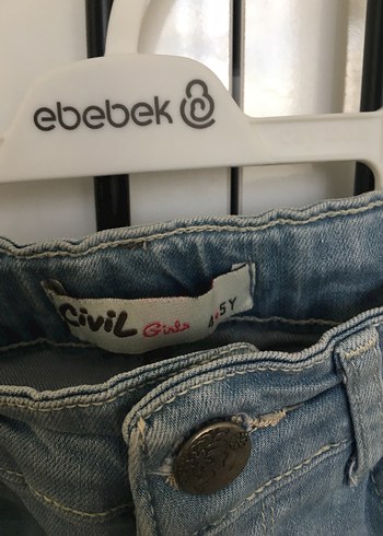 Erkek Çocuk Pastel Mavi Denim Pantolon - Görsel 2