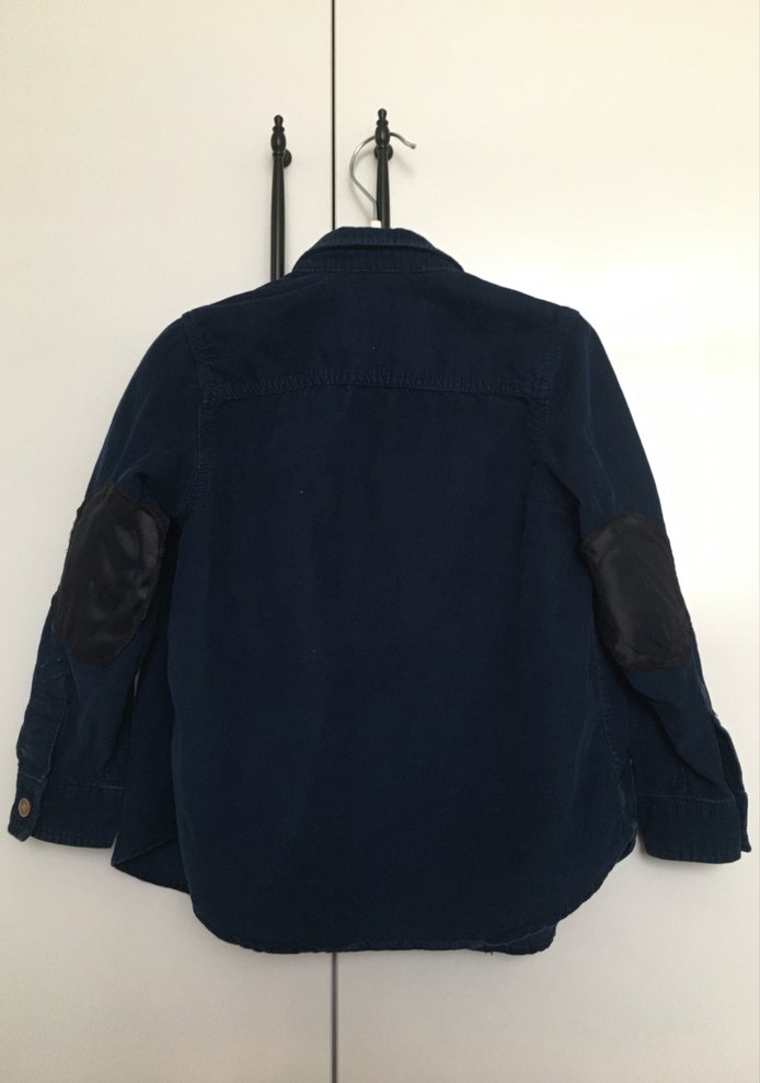 Erkek Çocuk Lacivert Denim Gömlek - Görsel 3