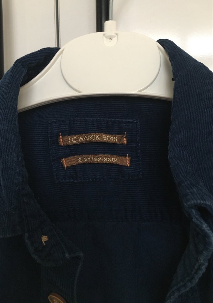 Erkek Çocuk Lacivert Denim Gömlek - Görsel 2