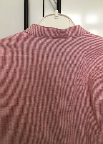 Erkek Çocuk Kırmızı Çizgili Gömlek - Görsel 4