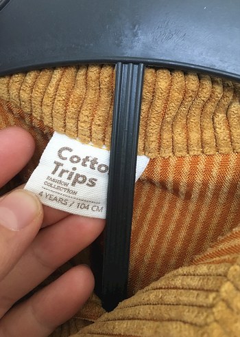 Düğmeli Erkek çocuk Kadife Gömlek - Görsel 2