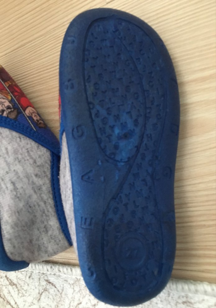 Erkek Çocuk Mavi Pop Kültürlü Sıcak Terlik - Görsel 3