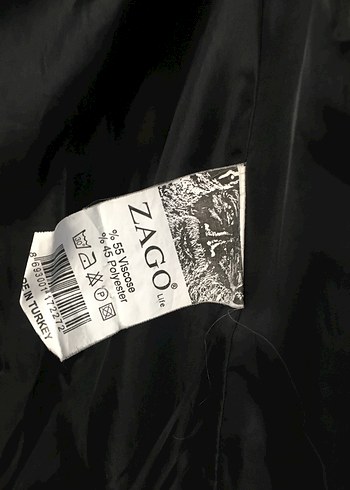 Düğmeli Gri Yün Midi Erkek Kaban - Görsel 3