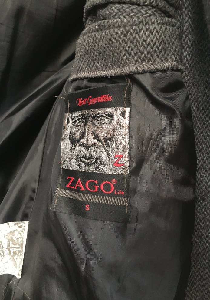 Düğmeli Gri Yün Midi Erkek Kaban - Görsel 2