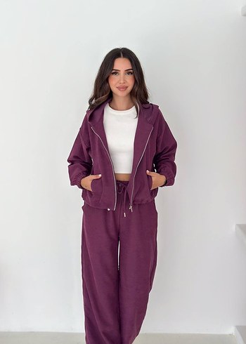 Noa&Noa Mor Kadın Salaş Eşofman Takımı