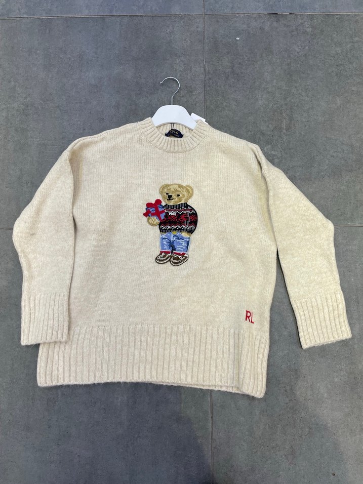 Nakışlı Uzun Kollu Kadın Triko Kazak - Görsel 2