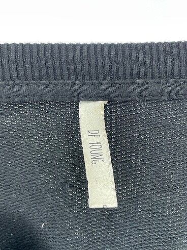 s Beden siyah Renk Defacto Sweatshirt %70 İndirimli.