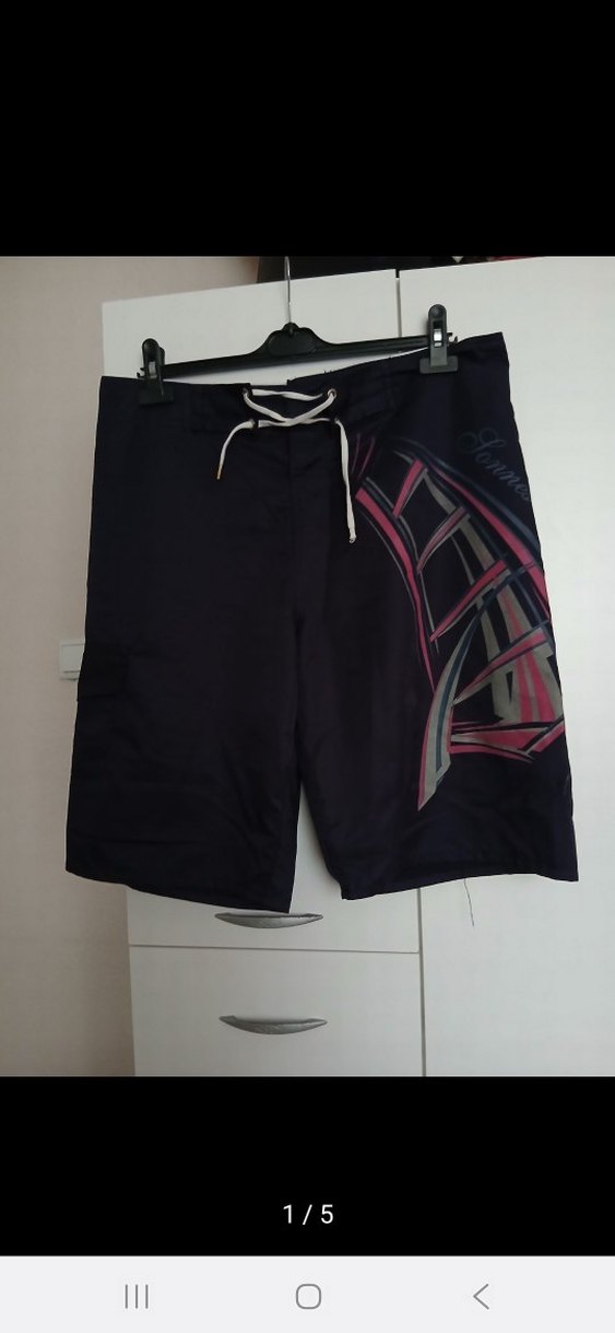 Siyah Erkek Mini Yüzme Şortu - Görsel 5