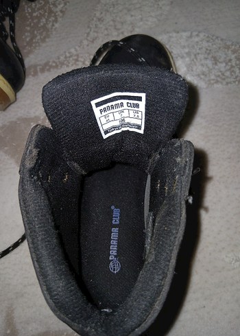 Siyah Bağcıklı Erkek Street Style Bot - Görsel 5