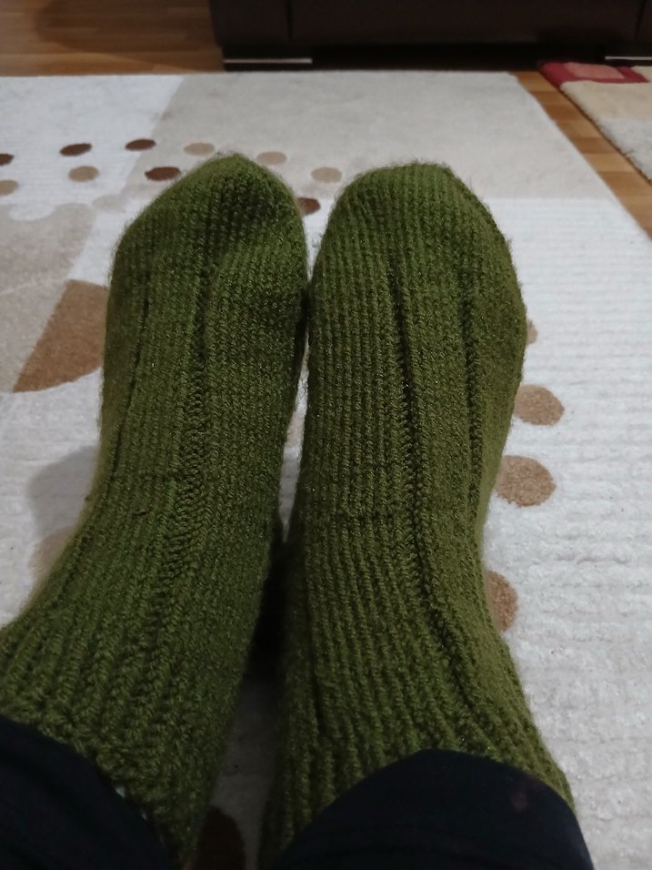 bayan örgü çorap - Görsel 3