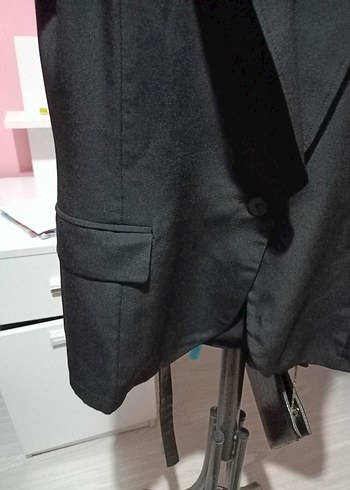 Twıst Gabardin Düğmeli Siyah Kadın Yelek - Görsel 3