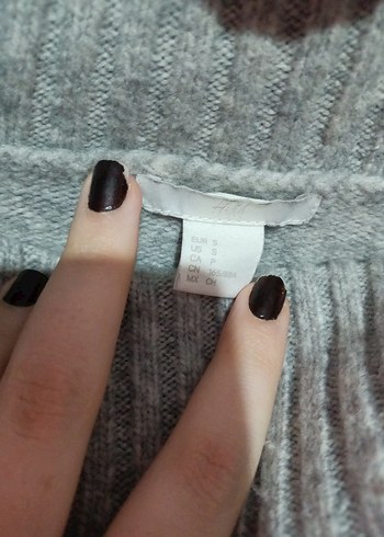 Mango Gri Boğazlı Kazak - Görsel 3