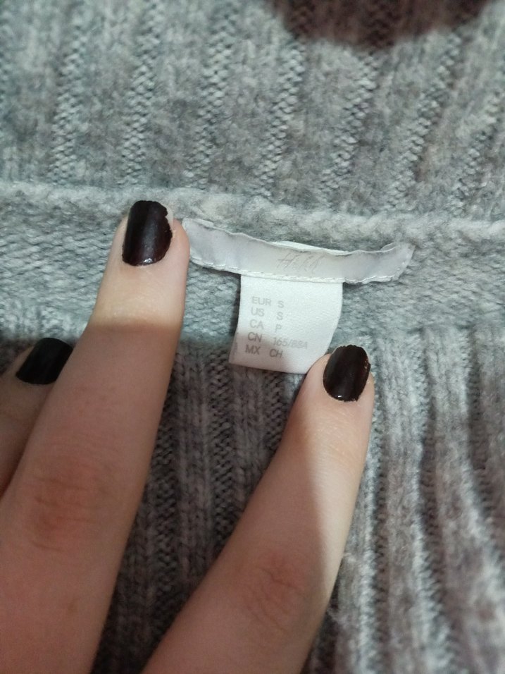 Mango Gri Boğazlı Kazak - Görsel 3