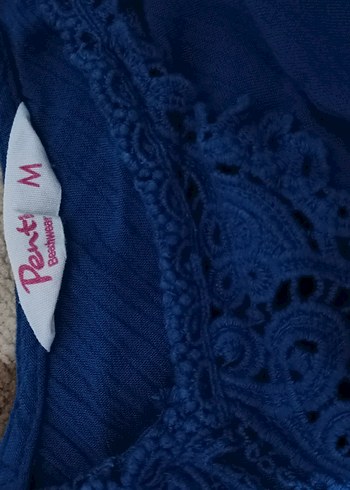 Penti Mavi Kadın Uzun Salaş Tulum - Görsel 4