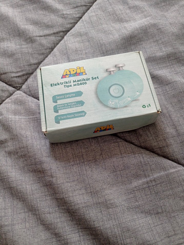 Turkuaz Renkli Bebek  tırnak törpüsü - Görsel 4