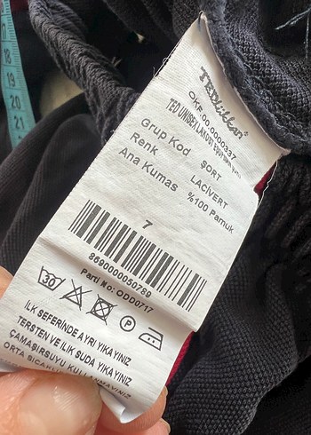 Ted okul şort - Görsel 4