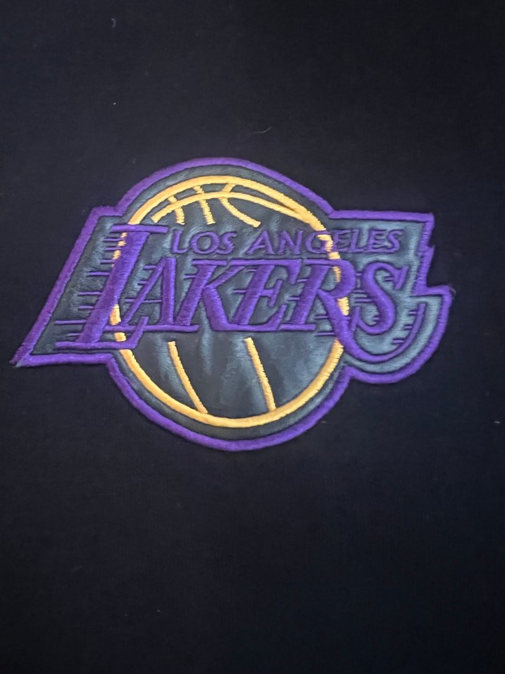 L beden Lakers baskılı basketbol ceketi - Görsel 5