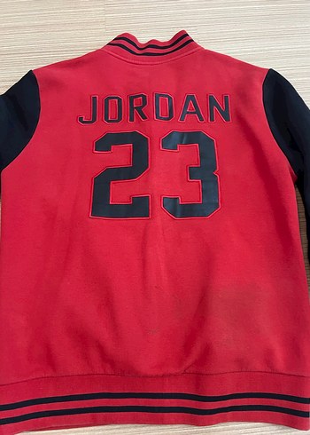 Kırmızı Jordan 23 Düğmeli ceket - Görsel 5