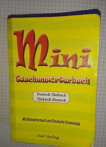 Almanca sözlük Mini taschenwörterbuch