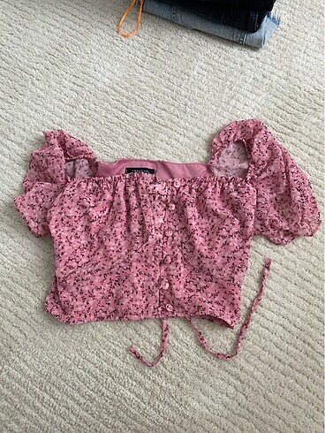 Milla renkli crop bluz