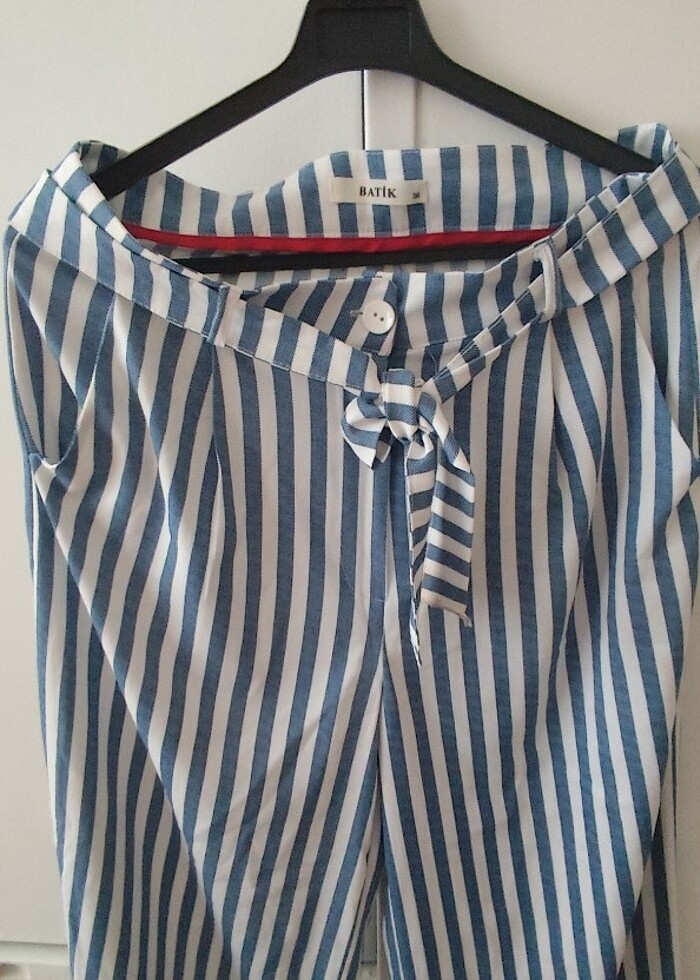 Batik yazlık pantalon - Görsel 4