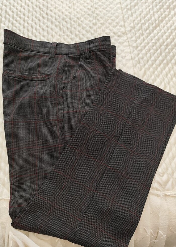 Yün kumaş pantolon - Görsel 3