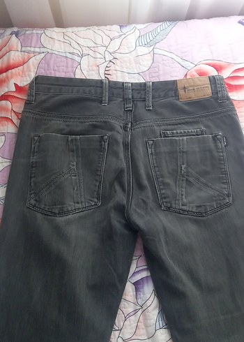l Beden gri Renk Gri BIG STAR Düğmeli Erkek Denim Pantolon